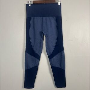 Third Love Seamless Leggings Womens Size XL Blue Compression Gym Thirdlove